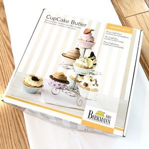 NWT Birkmann cupcake butler tiered tray